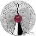 ANGEL Crystal 1 Oz Серебро Монета 2$ Ниуэ 2023