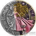 CINDERELLA STORY Fairy Tales Aschenputtel 1 Oz Silber Münze 1$ Niue 2023