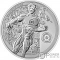 GREEN LANTERN DC Comics 3 Oz Monnaie Argent 10$ Niue 2023