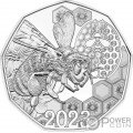BEE DANCE Easter Moneda Plata 5€ Euro Austria 2023