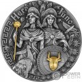 HERA AND JUNO 2 Oz Серебро монета 5$ Фиджи 2022