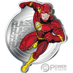 FLASH DC Comics 5 Oz Cеребро Монета 5$ Barbados 2023