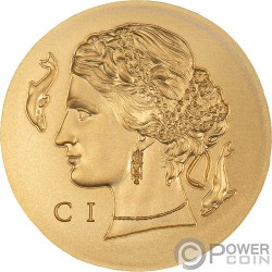 ARETHUSA Moneda Oro 5$ Cook Islands 2023