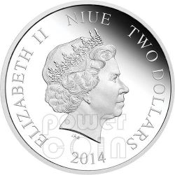 DISNEY DAISY AND DONALD LOVE CRAY COIN Silver Proof 2016 Niue $2-2017 #4753