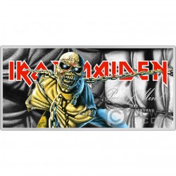IRON MAIDEN the Number of the Beast 1 Oz Silver Coin 5$ Cook
