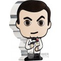 JAMES BOND Mini 1 Oz Серебро Монета 1$ Тувалу 2023