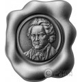 LUDWIG VAN BEETHOVEN 1 Oz Silber Münze 5000 Francs Chad 2023