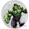 HULK Marvel 1 Oz Silber Münze 2$ Niue 2023