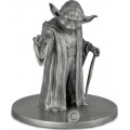 YODA Star Wars 3D Limitierte Auflage Silber Miniatur 2023