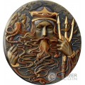 POSEIDON Goddesses and Gods 2 Oz Серебро Монета 5$ Ниуэ 2023