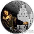 NICOLAUS COPERNICUS 550e Anniversaire Naissance Monnaie Argent 500 Francs Cameroon 2023