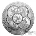 CURATED COIN COLLECTION RCMP 150 Aniversario 5 Oz Moneda Plata 50$ Canada 2023
