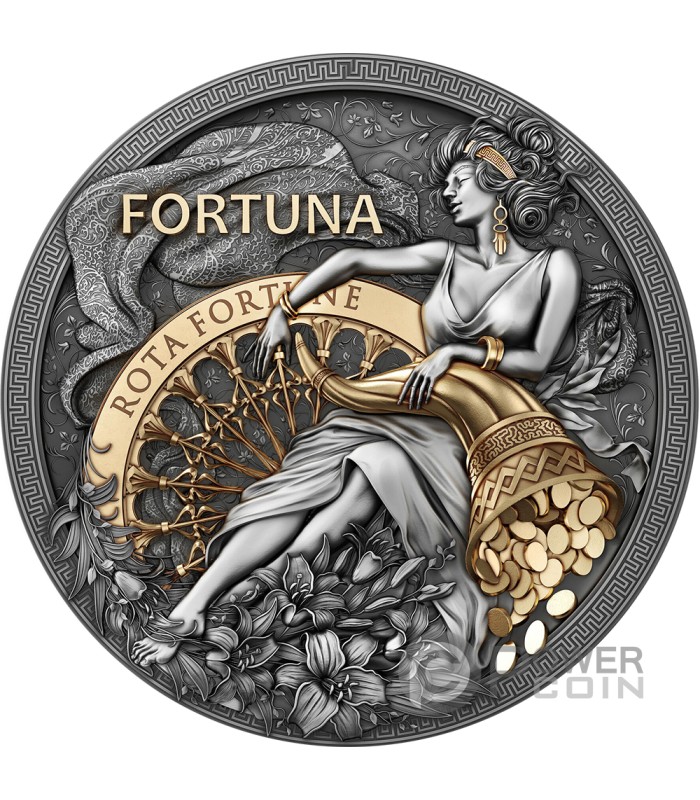 FORTUNA 2 Oz Silver Coin 5$ Niue 2023