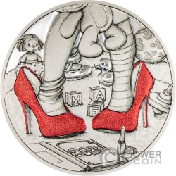MOMMY GIRL Be Big 1/2 Oz Moneda Plata 2$ Cook Islands 2023