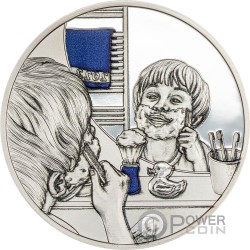 DADDY BOY Be Big 1/2 Oz Moneta Argento 2$ Cook Islands 2023