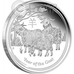 2015 1oz Australian Silver Goat .999 Fine BU