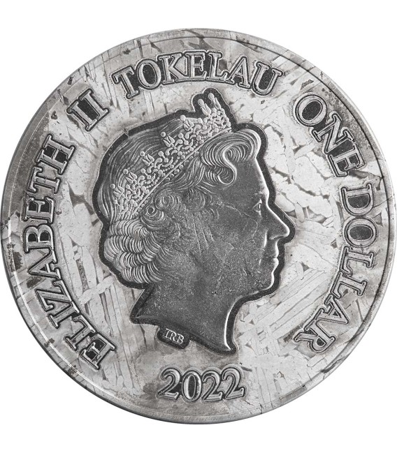 PHOENIX AND DRAGON 1 Oz Meteorite Monnaie 1$ Tokelau 2022