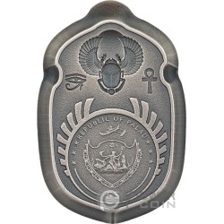 RAMSES II Scarab 1 Oz Silver Coin 5$ Palau 2022
