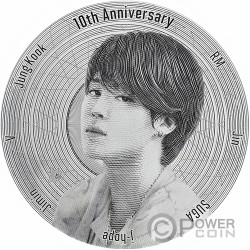 BTS 10th Anniversary Silver Medal South Korea 2023