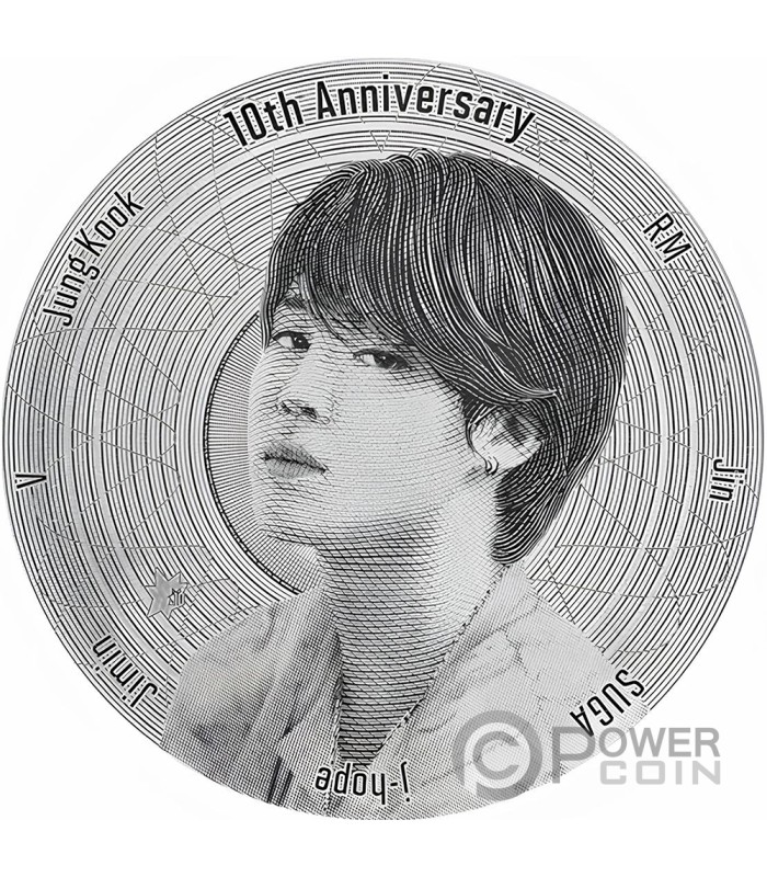 JIMIN BTS 10th Anniversary Silver Medal South Korea 2023