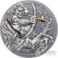 CENTAUR Great Greek Mythology 1 Oz Moneda Plata 1000 Francs Cameroon 2023