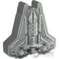BO-KATAN S GAUNTLET STARFIGHTER Star Wars 3 Oz Moneda Plata 10$ Niue 2023