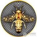 BEE Abeja 2 Oz Moneda Plata 5$ Niue 2023