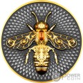 BEE Пчела 2 Oz Cеребро Mонета 5$ Фиджи 2023