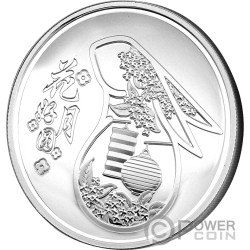 MID AUTUMN FESTIVAL Кролик 1 Oz Серебро Монета 1$ Фиджи 2023