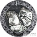LADY GODIVA Eternal Sculptures II 3 Oz Silver Coin 20$ Palau 2024