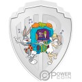 FLINTSTONES Looney Tunes Mashups 2 Oz Серебро Монета 5$ Ниуэ 2023