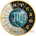 SCORPIO Zodiac Signs Серебряная Mонета 500 Франков Cameroon 2023