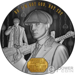 THOMAS SHELBY Peaky Blinders 2 Oz Moneda Plata 5$ Niue 2023