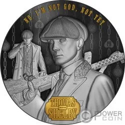 THOMAS SHELBY Peaky Blinders 2 Oz Moneta Argento 5$ Niue 2023