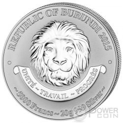 History Of Aviation Proof Silver Coin 5000 Francs Burundi Antonov AN-2