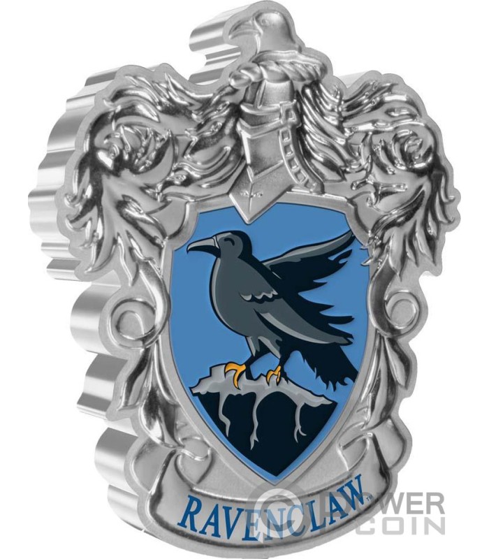 RAVENCLAW HOUSE CREST Harry Potter 1 Oz Silver Coin 2$ Niue 2021