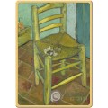 CHAIR Vincent Masterpieces Van Gogh 1/500 Oz Золотая Mонета 1$ Токелау 2022