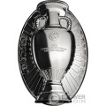 UEFA OFFICIAL TROPHY 3 Oz Moneda Plata 10$ Solomon Islands 2024