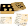 TANKS II Armored Vehicles Set 4 Monete Oro 25$ Niue 2023