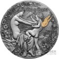 GIRL AND CUPID 2 Oz Moneta Argento 2000 Francs Cameroon 2023