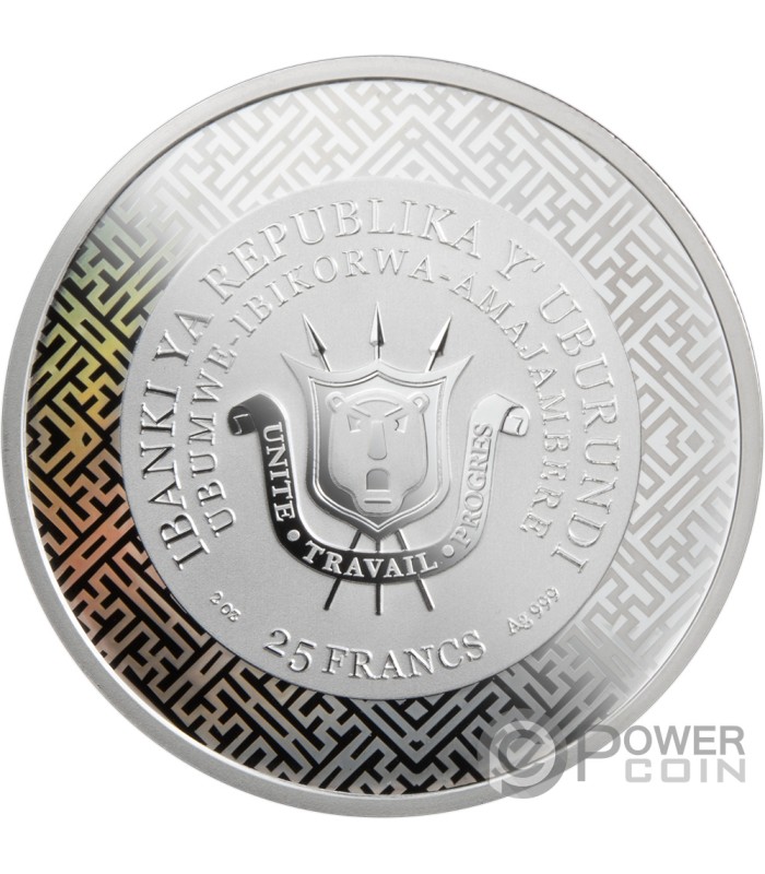 SNAKE Jade Chinese Lunar Year 2 Oz Silver Coin 25 Francs Burundi 2025 SNAKE Jade Chinese Lunar Year 2 Oz Silver Coin 25 Francs Burundi 2025
