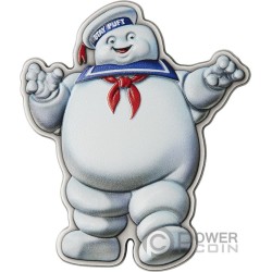 STAY PUFT Ghostbusters 40th Anniversary 2 Oz Серебряная монета 5$ Niue 2024