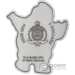 STAY PUFT Ghostbusters 40th Anniversary 2 Oz Серебряная монета 5$ Niue 2024