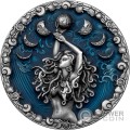 CALYPSO Mitología Griega 2 Oz Moneda Plata 5$ Niue 2023