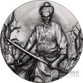 ZOMBIFIED SAMURAI Glow in the Dark 2 Oz Silver Coin 2000 Francs Cameroon 2024