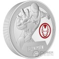 IRON MAN Marvel Classic Superheroes 3 Oz Moneda Plata 10$ Niue 2024