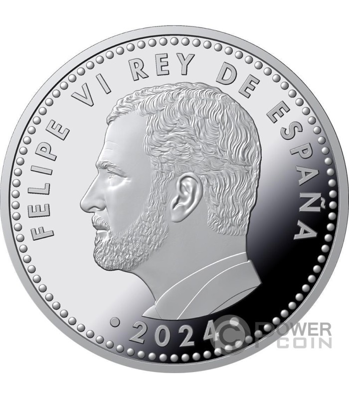 MARGARITA SALAS International Women Day Silver Coin 10 Euro Spain 2024