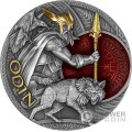 ODIN Lord Of Valhalla 2 Oz Silver Coin 5$ Niue 2023