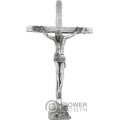 PRICE HE PAID Silversmith Gesù Crocifisso in Croce Statua Argento