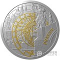 PRAGUE Journey Around the World 3 Oz Серебро Монета 5$ Ниуэ 2024